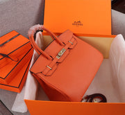 Hermes Birkin 25 cm Arancio Forte