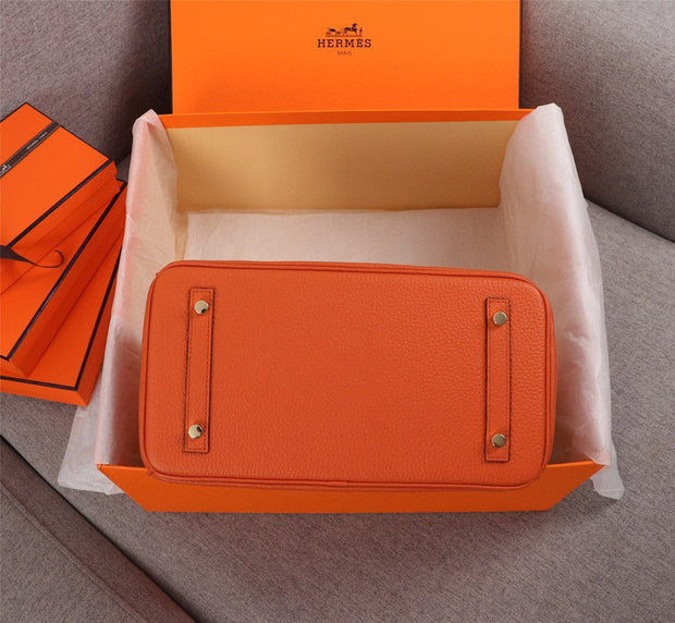 Hermes Birkin 25 cm Arancio Forte