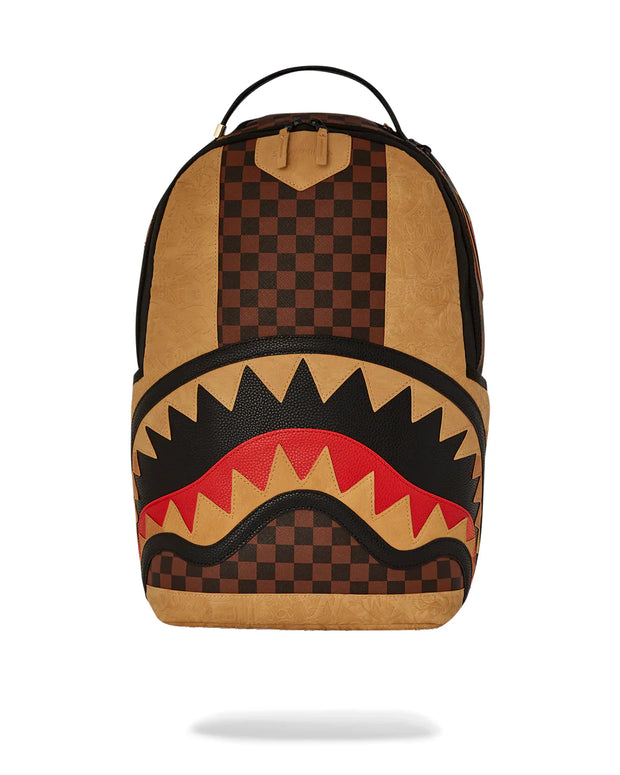 ZAINO SPRAYGROUND HENNY RACEWAY GRAFF DLXSV BACKPACK MARRONE