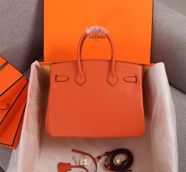 Hermes Birkin 25 cm Arancio Forte